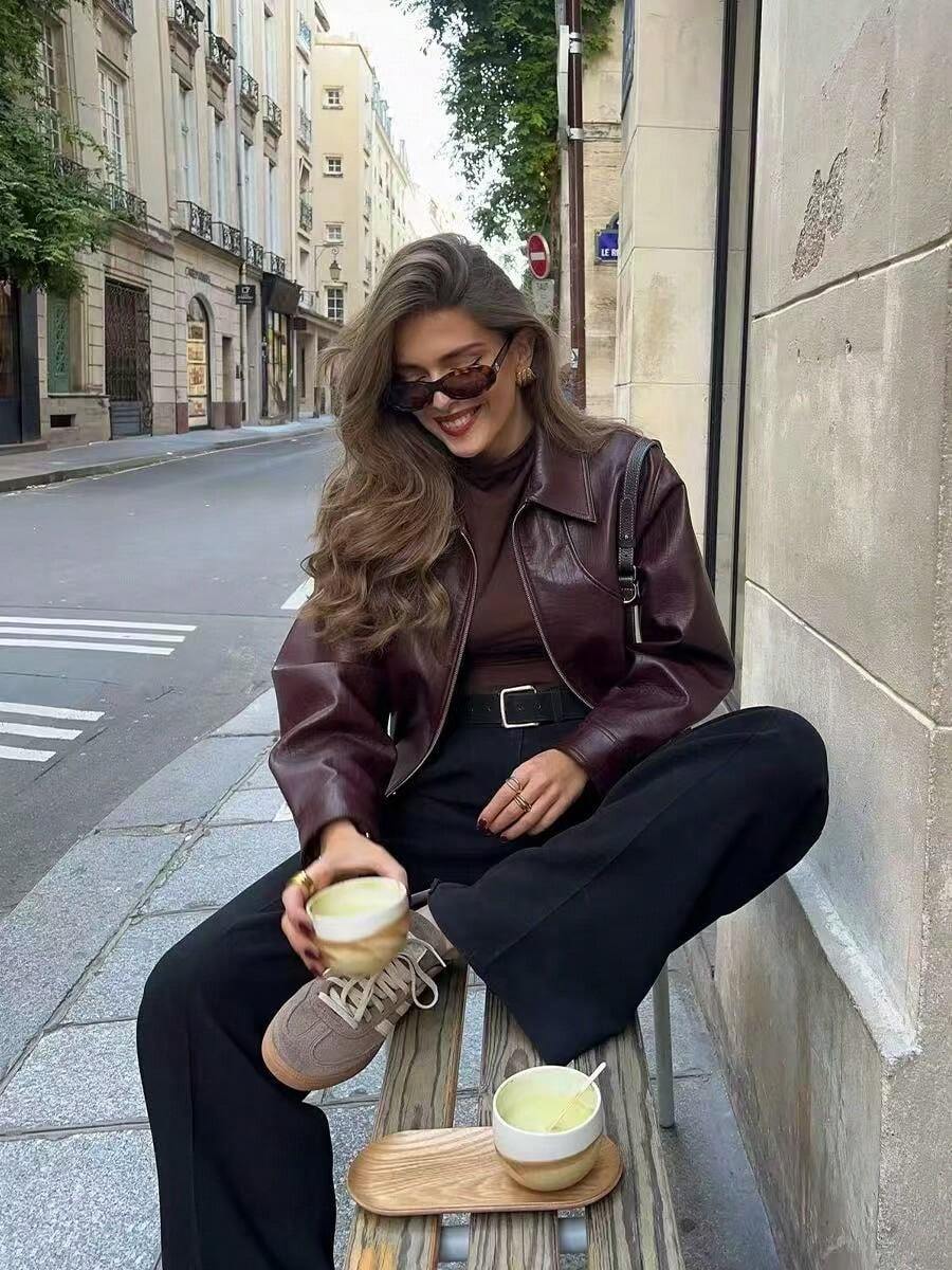 Woman Leather Jacket
