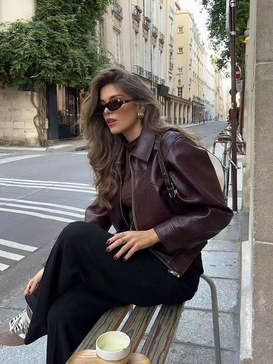 Woman Leather Jacket