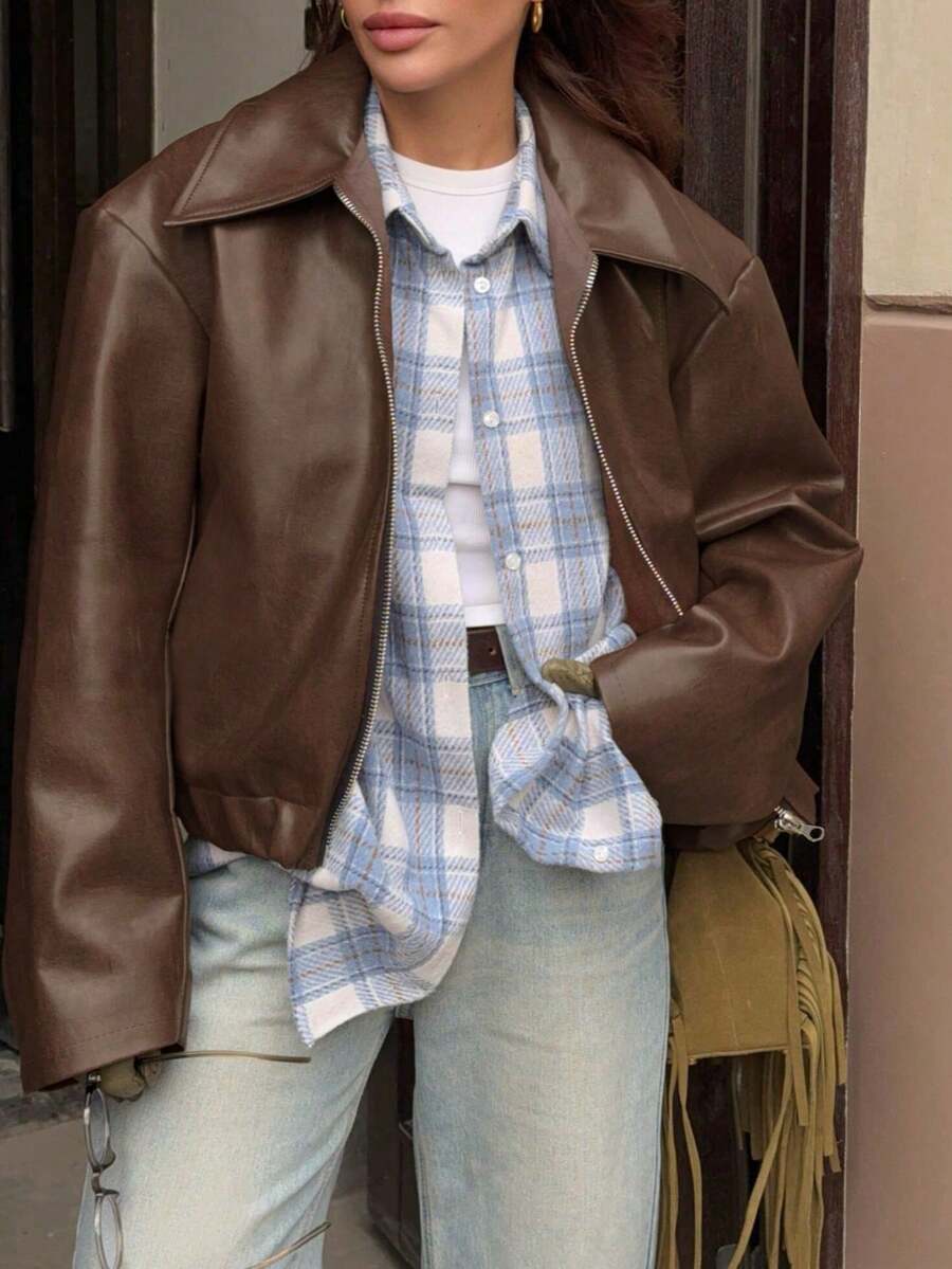 Woman Leather Jacket