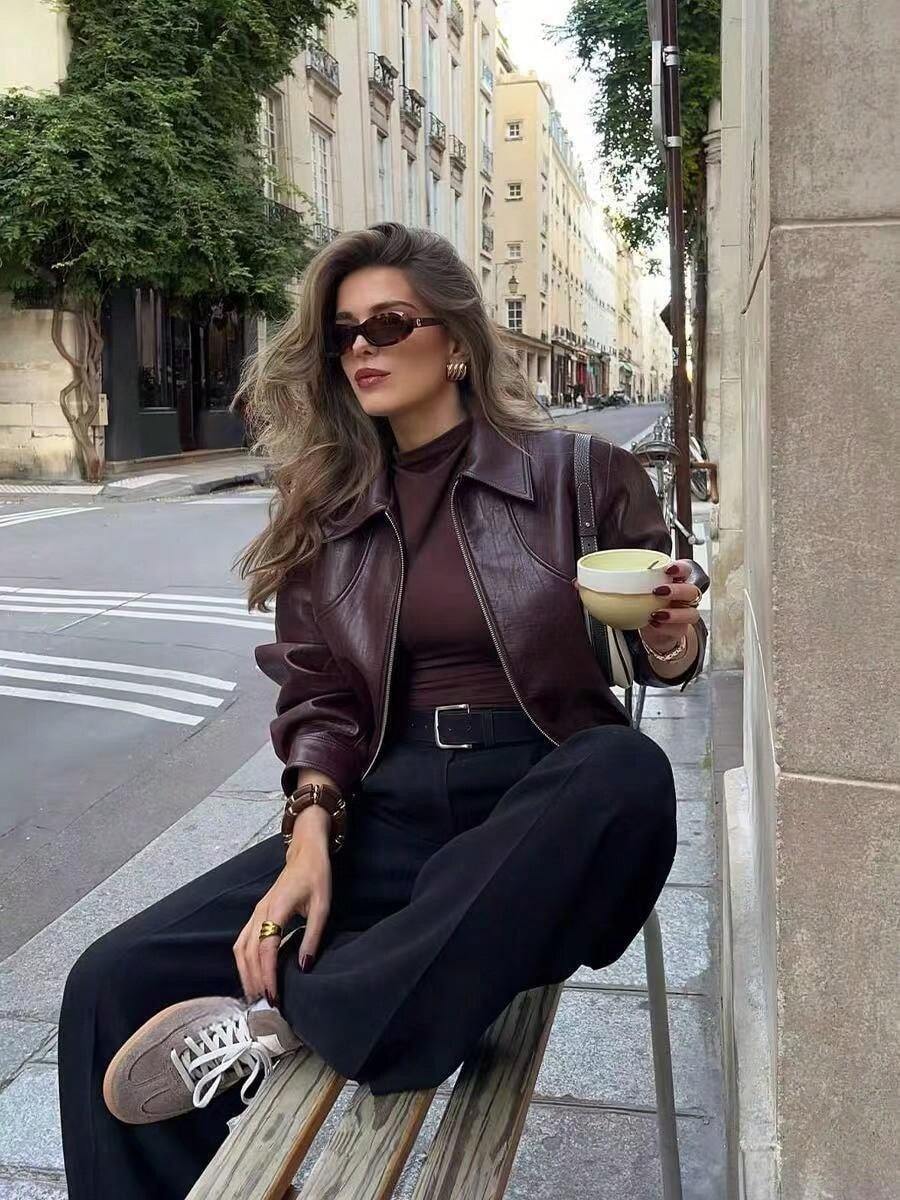 Woman Leather Jacket