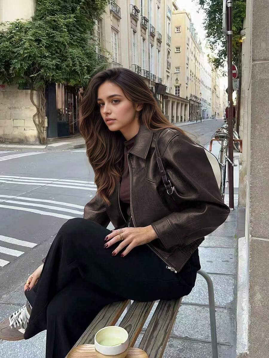 Woman Leather Jacket