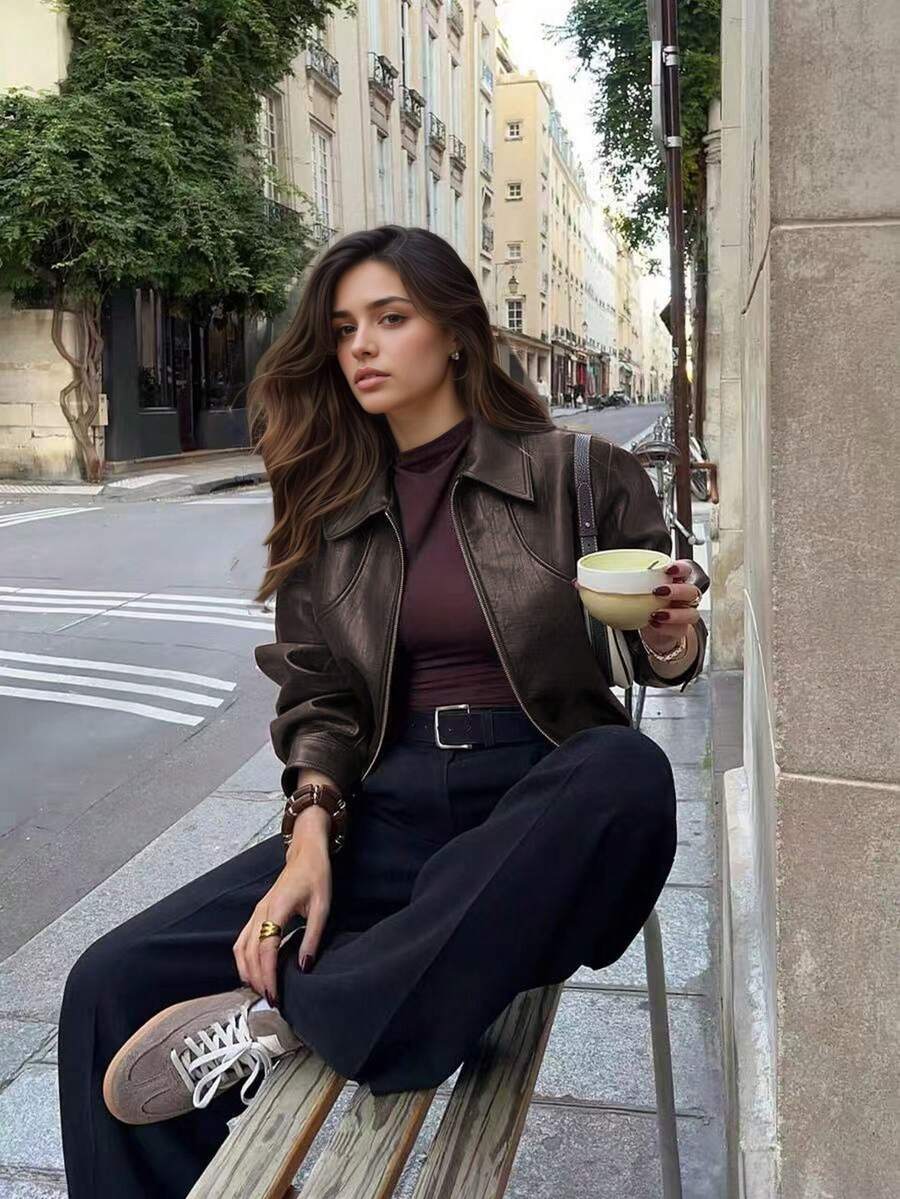 Woman Leather Jacket