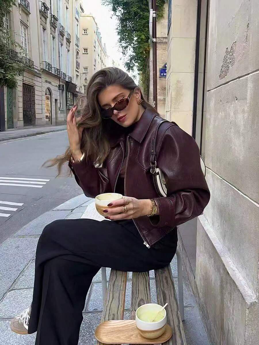 Woman Leather Jacket