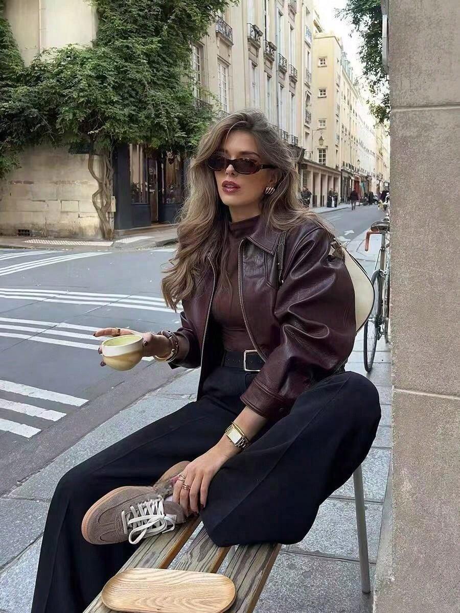 Woman Leather Jacket