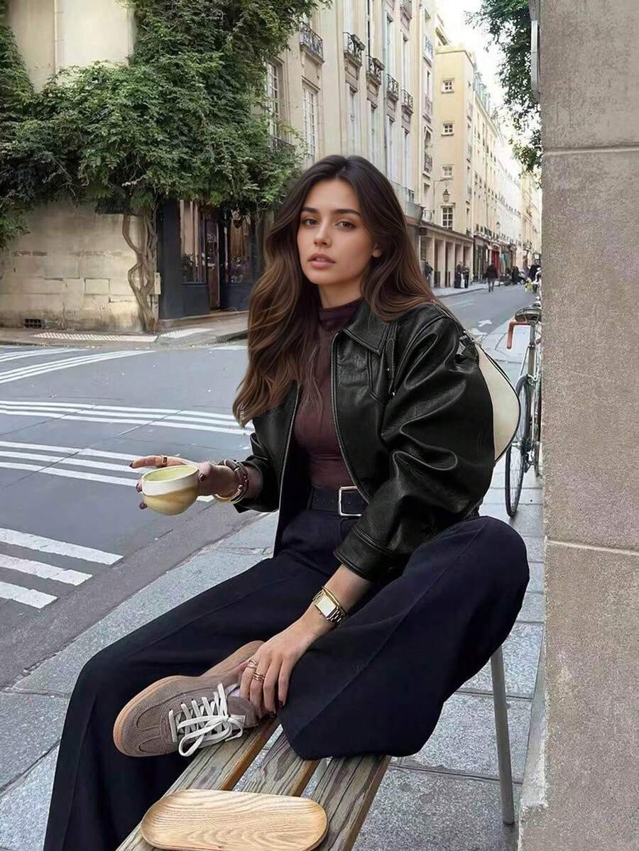 Woman Leather Jacket
