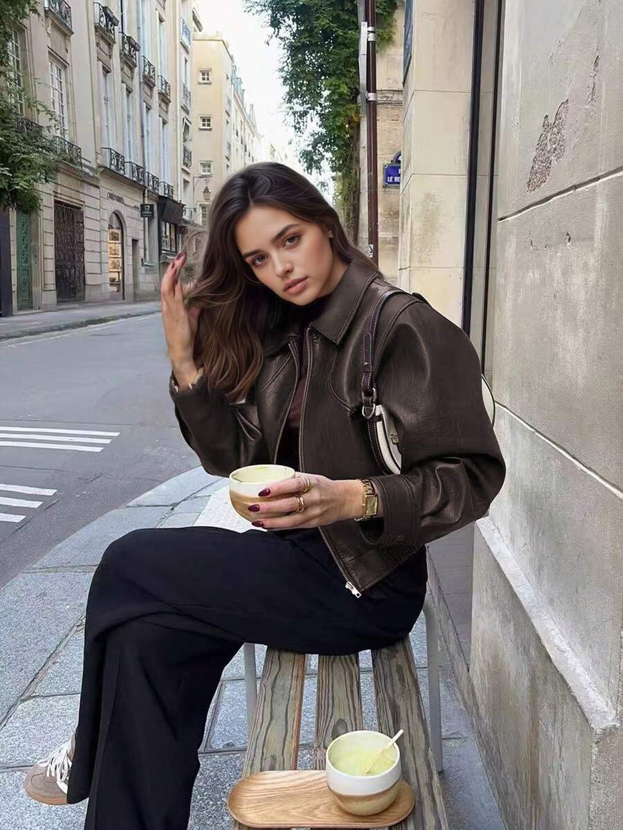 Woman Leather Jacket