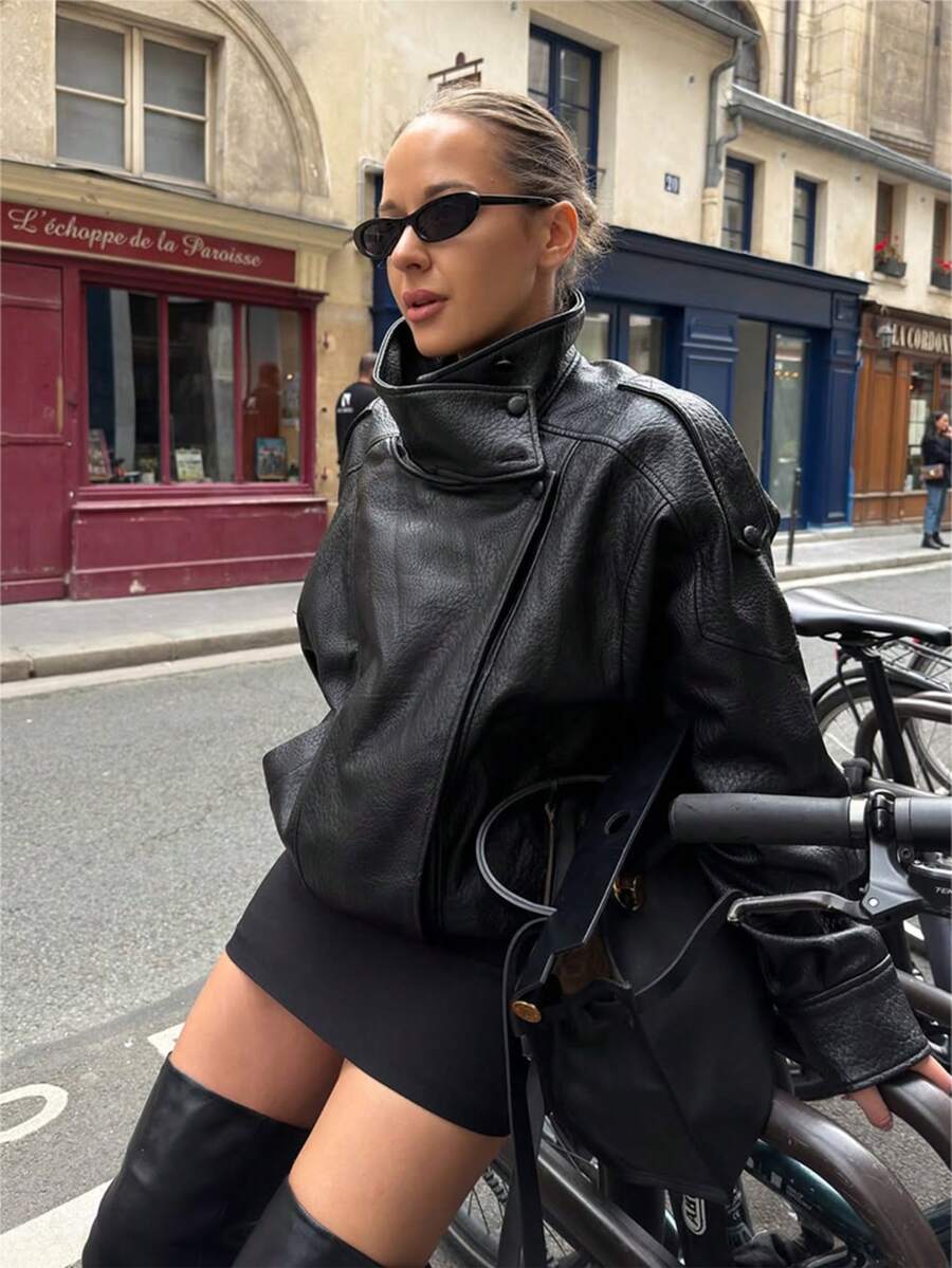 Woman Leather Jacket