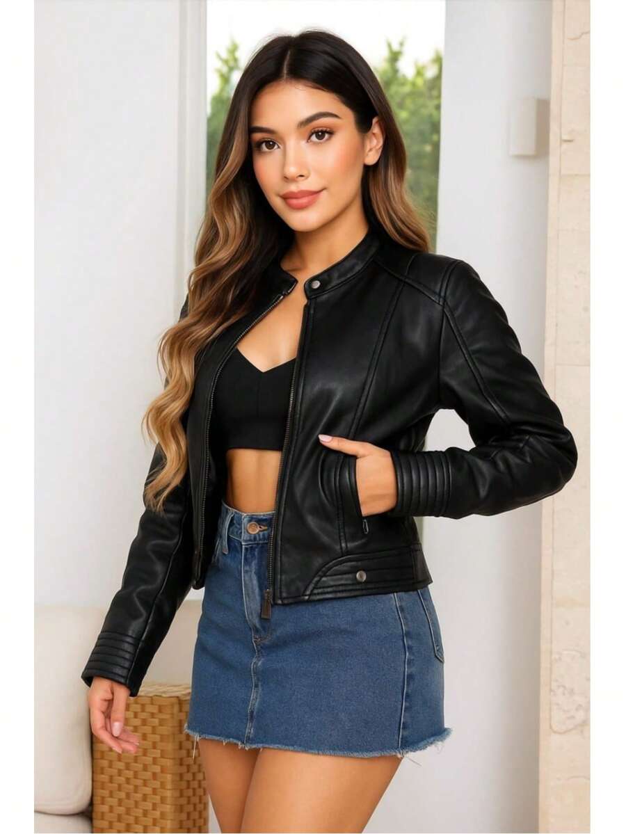 Woman Leather Jacket