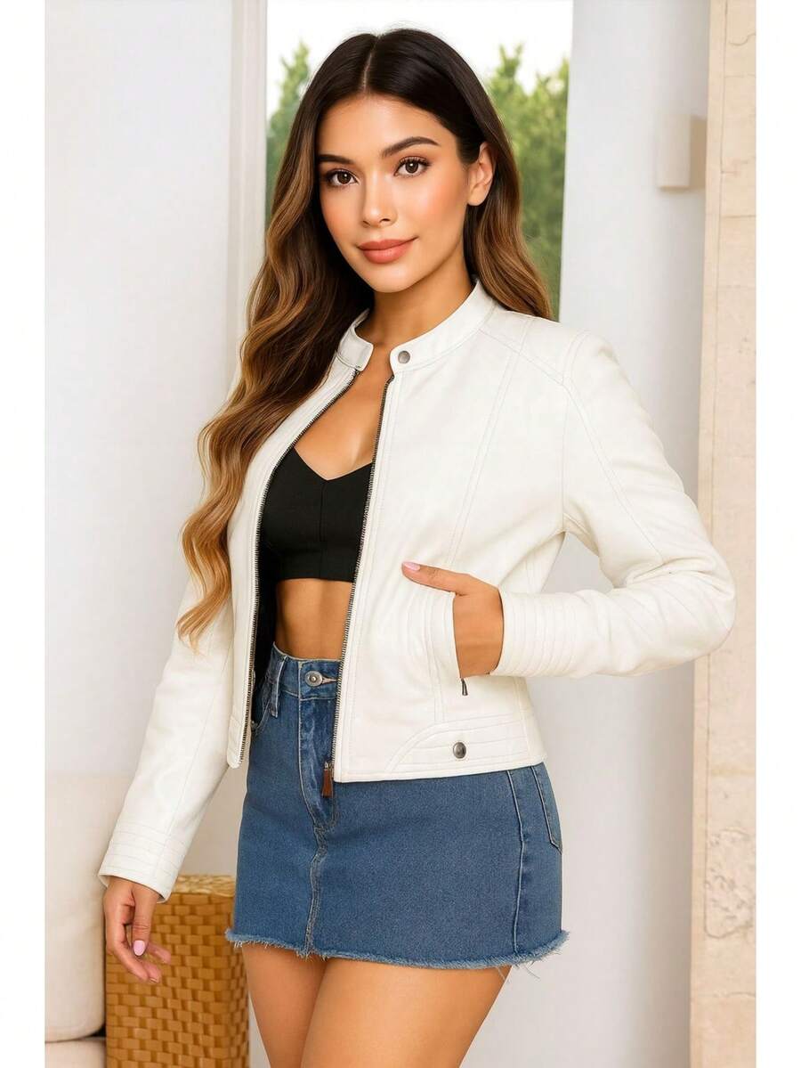 Woman Leather Jacket