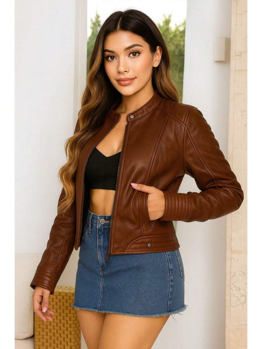 Woman Leather Jacket