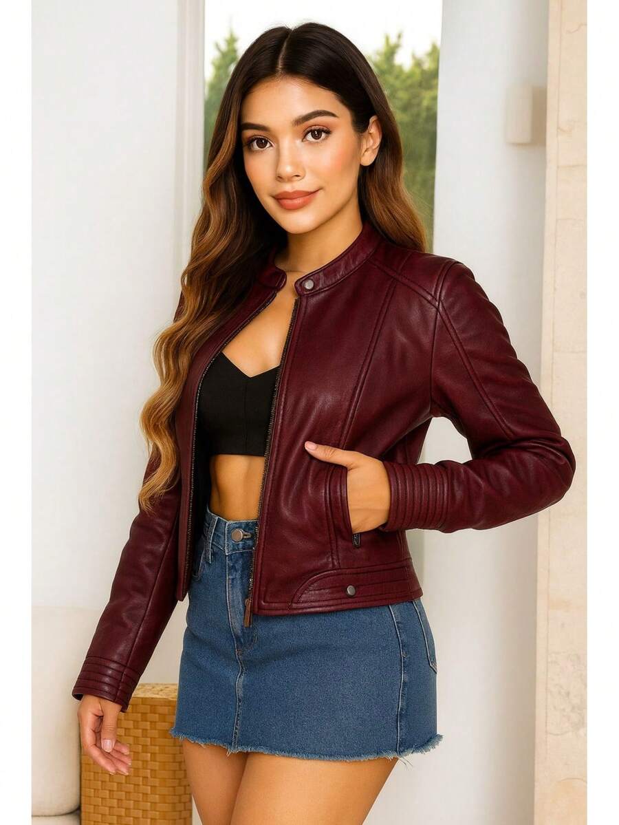 Woman Leather Jacket