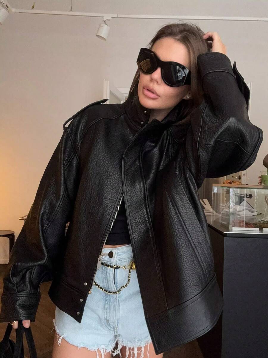 Woman Leather Jacket