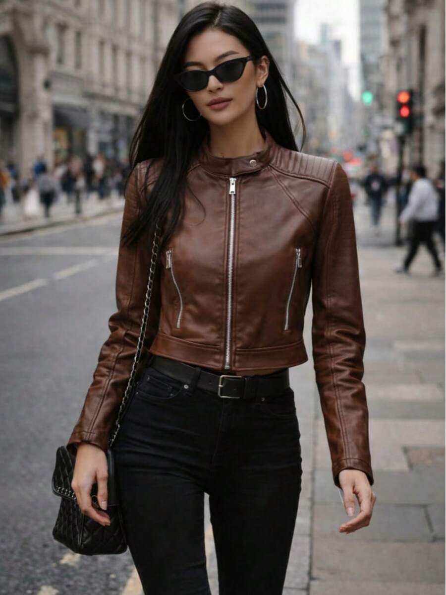 Woman Leather Jacket