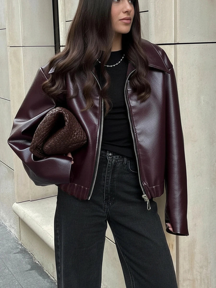 Woman Leather Jacket