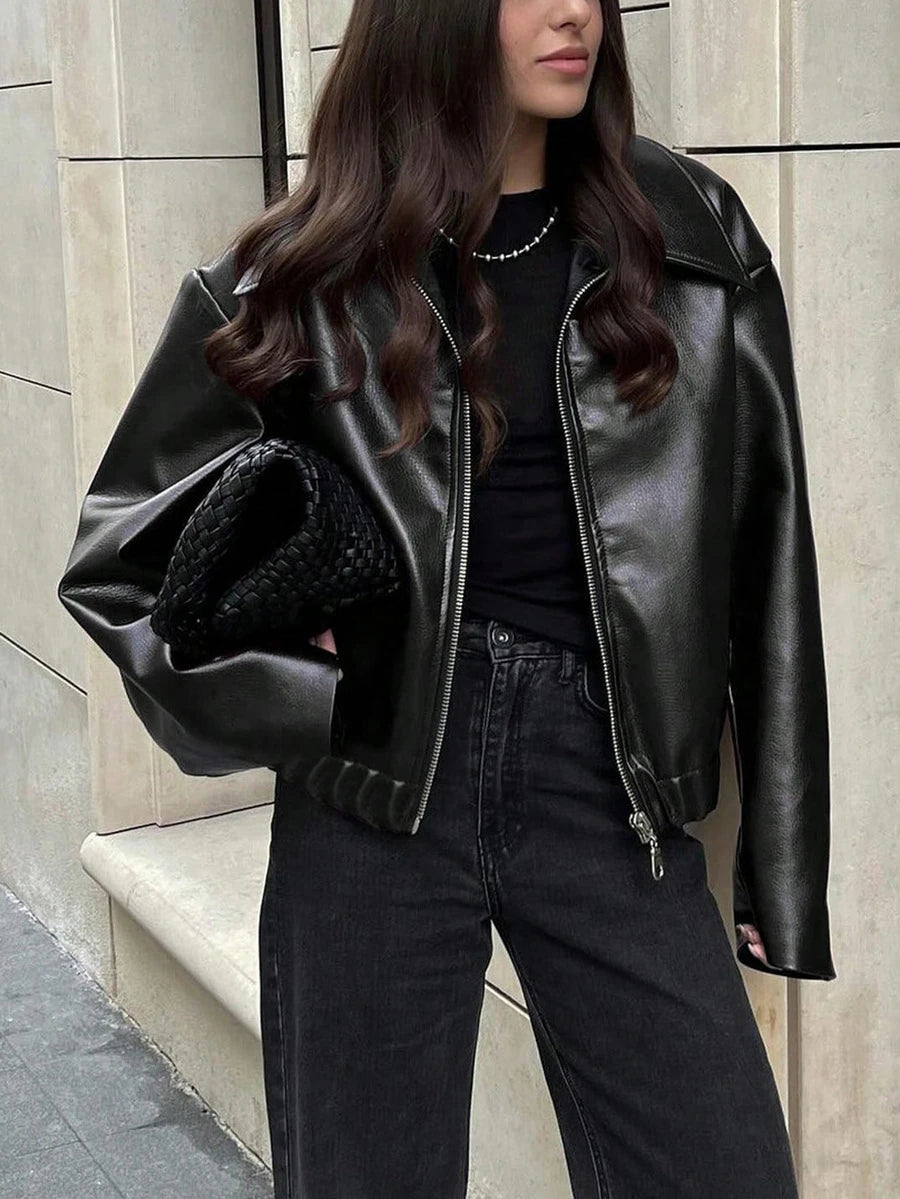 Woman Leather Jacket