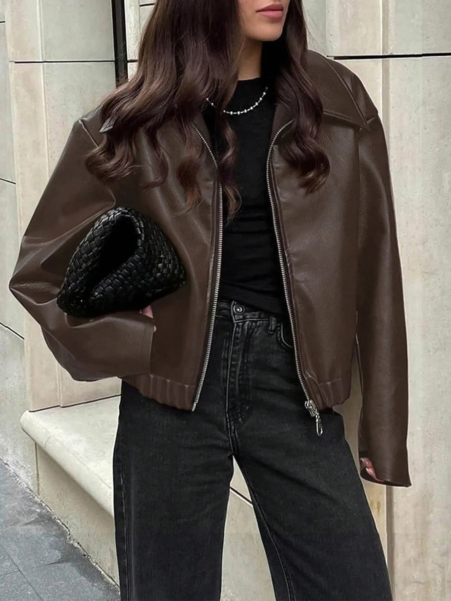 Woman Leather Jacket
