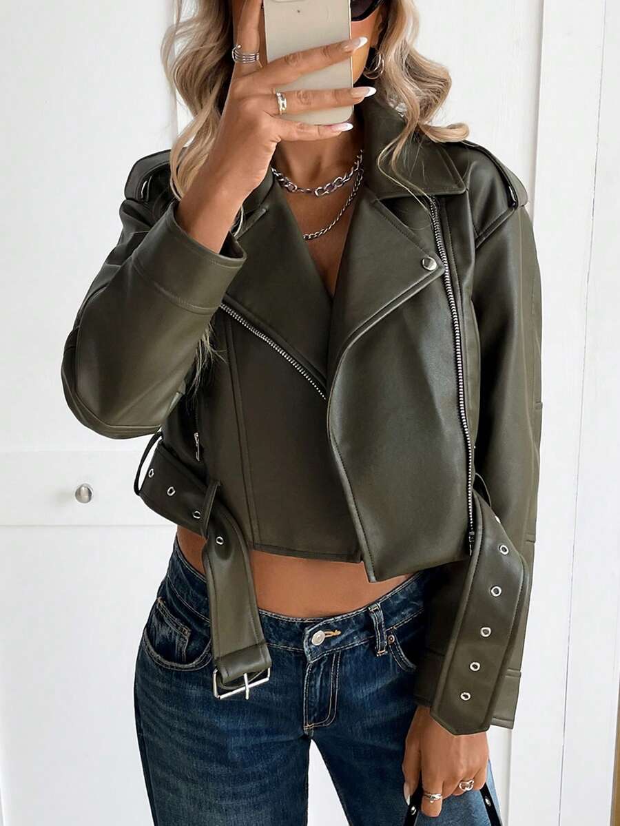 Woman Leather Jacket