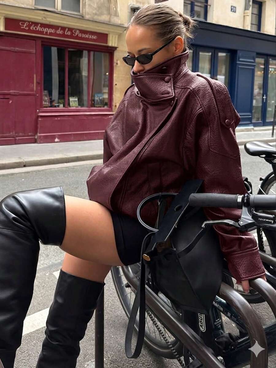 Woman Leather Jacket