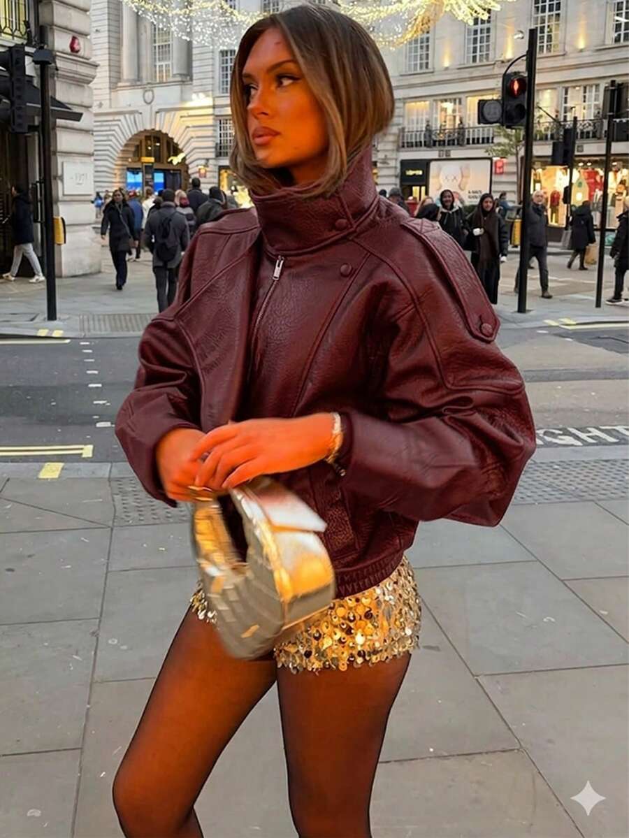 Woman Leather Jacket