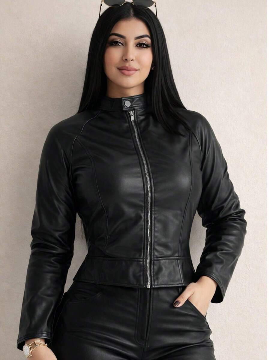 Woman Leather Jacket
