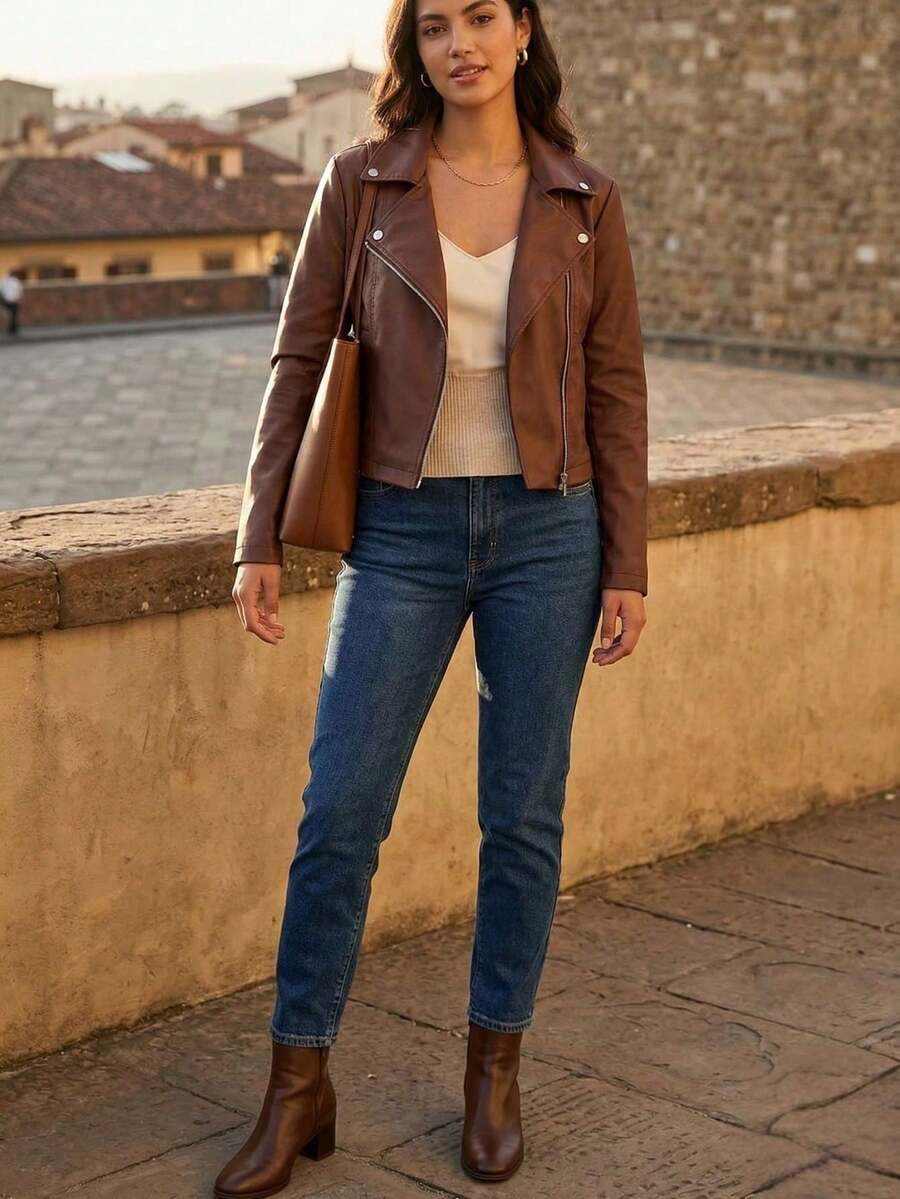 Woman Leather Jacket