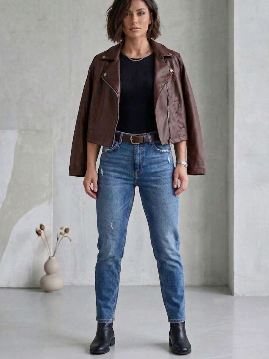 Woman Leather Jacket