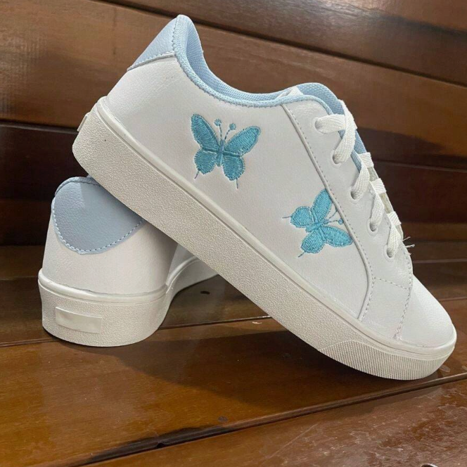Camo Blue Sneakers