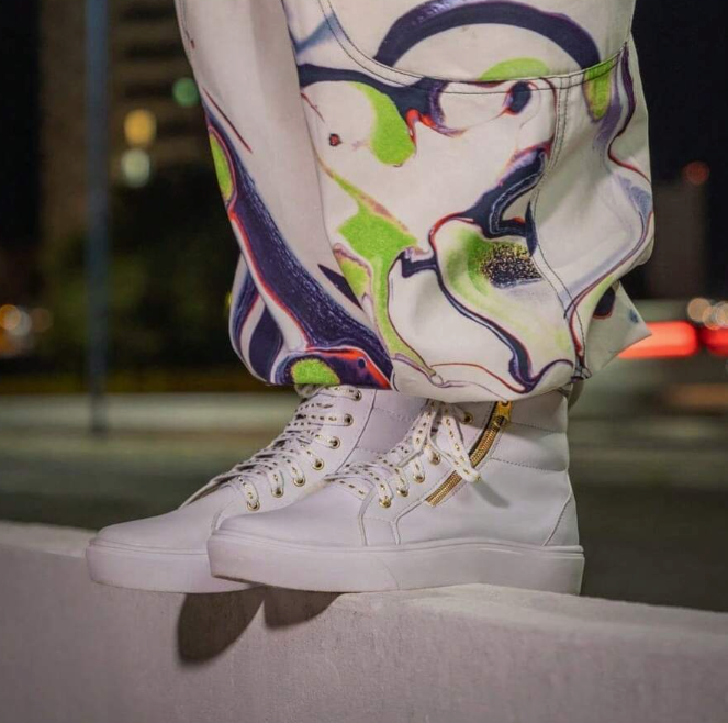White C Sneakers