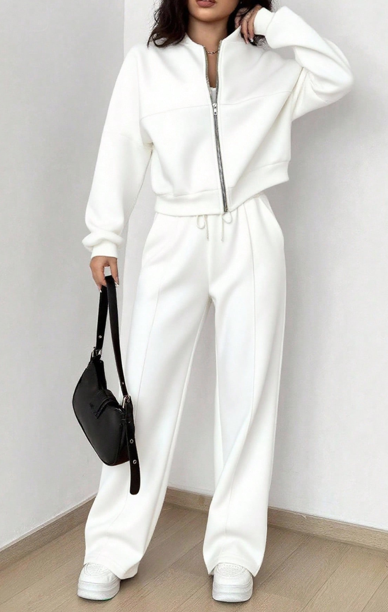 Full White Tracksuit