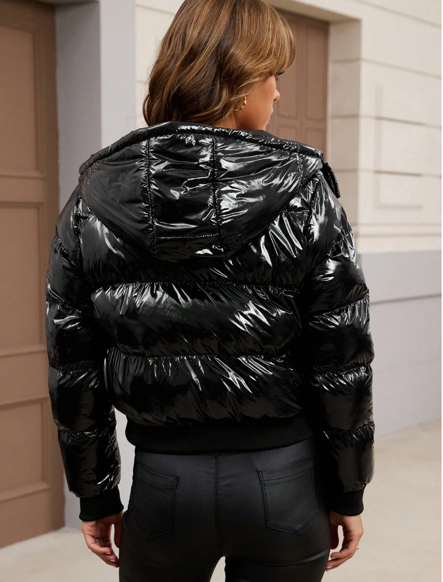 Black Shiny Jacket
