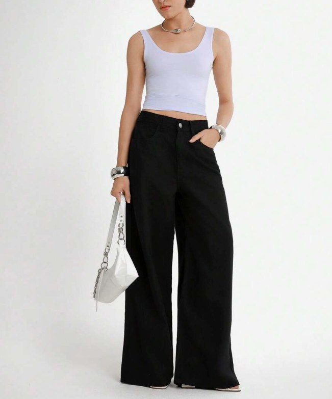Black Patch Jeans