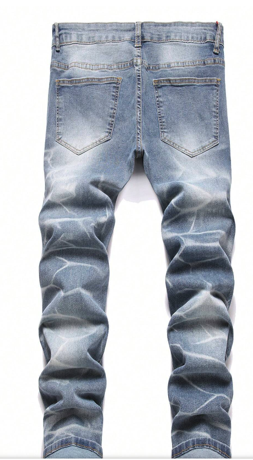 Paint Ripped Jeans