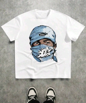 M.A White Blue