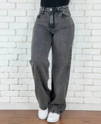 Flared Grey Jeans