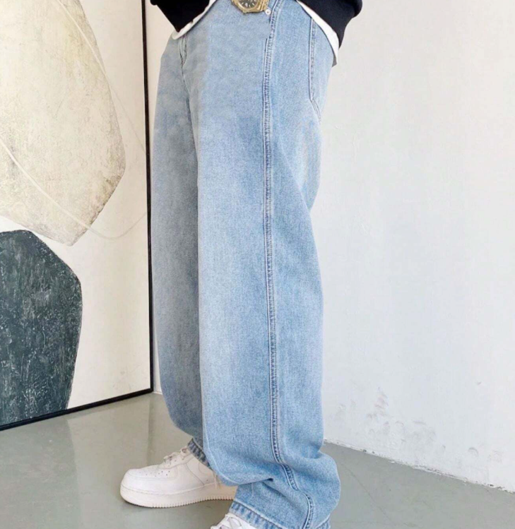 Gradient Light Blue Jeans