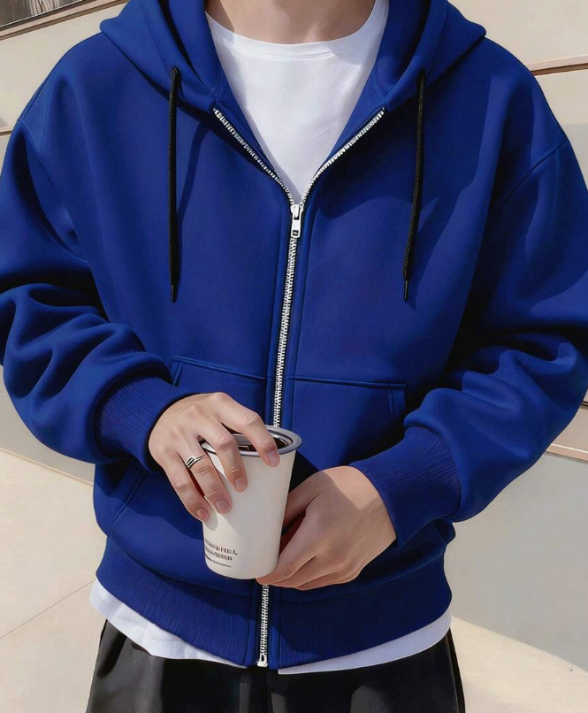 B Zip Hoodie