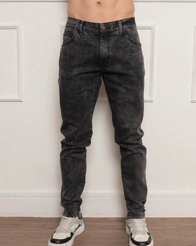 Gradient Diamond Patch Jeans