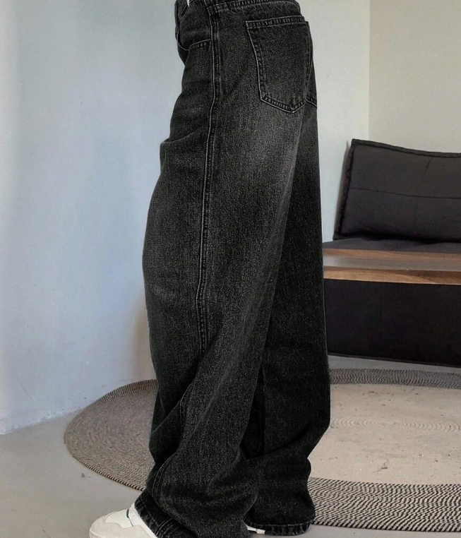Black Patch Jeans
