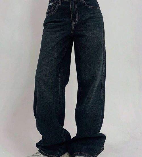 Black Distressed Jeans