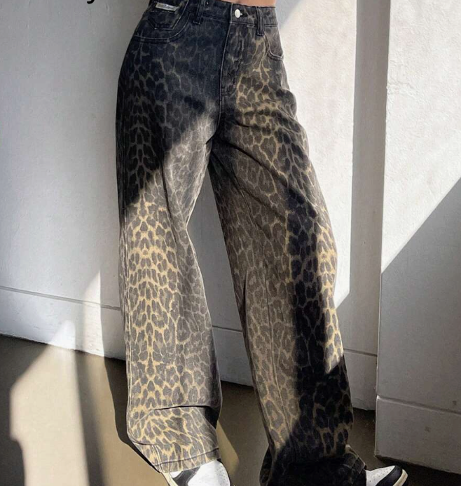Black Patch Flared Jeans