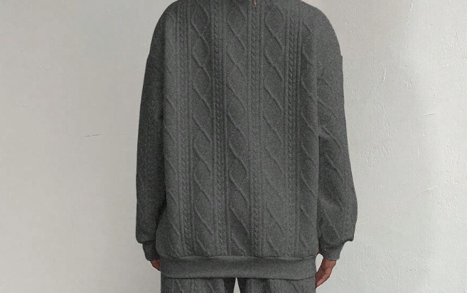 G Grey Zip Hoodie