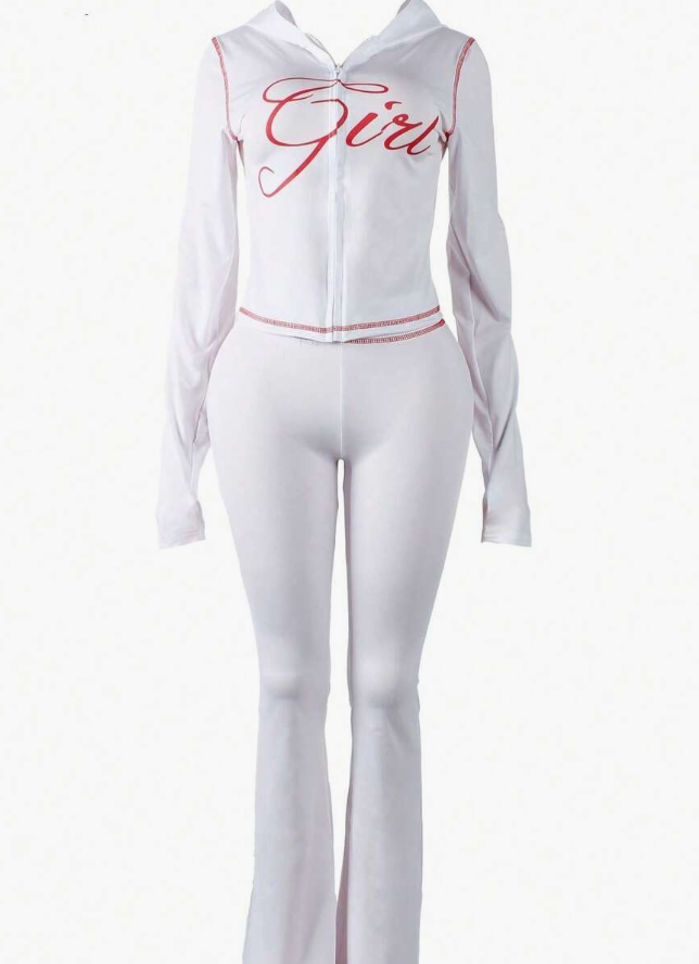 T White Tracksuit