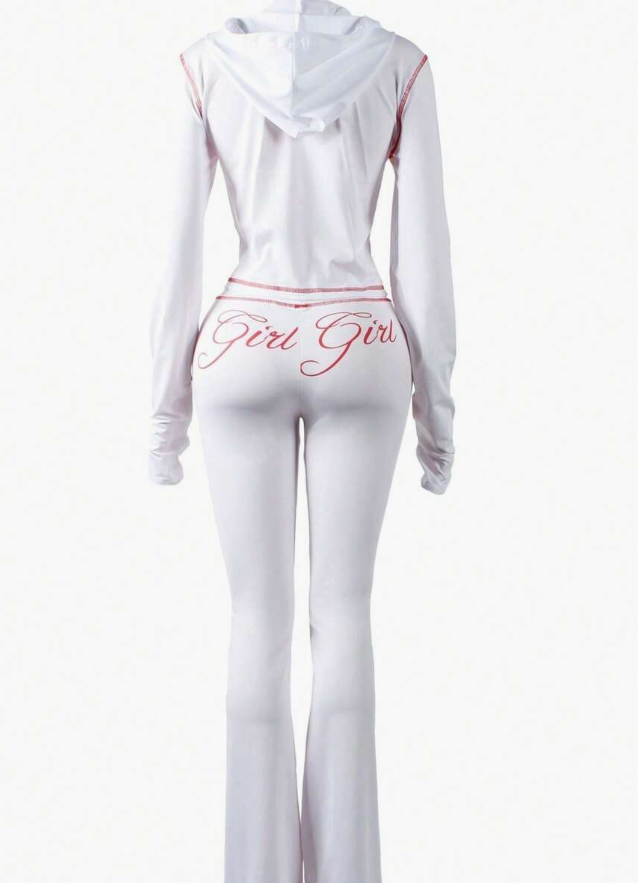 T White Tracksuit