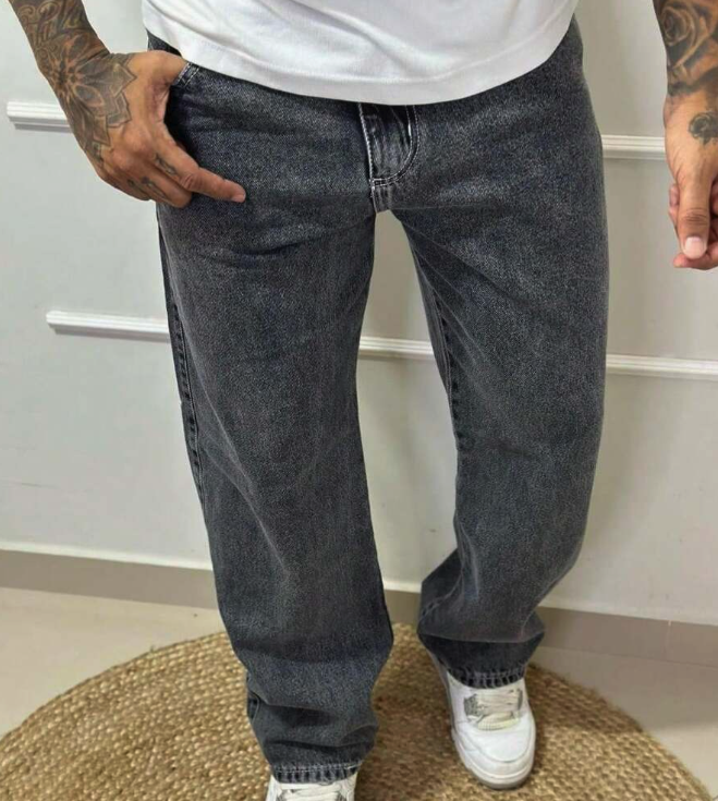 Gradient Grey Ripped Jeans