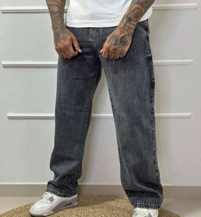 Gradient Grey Ripped Jeans