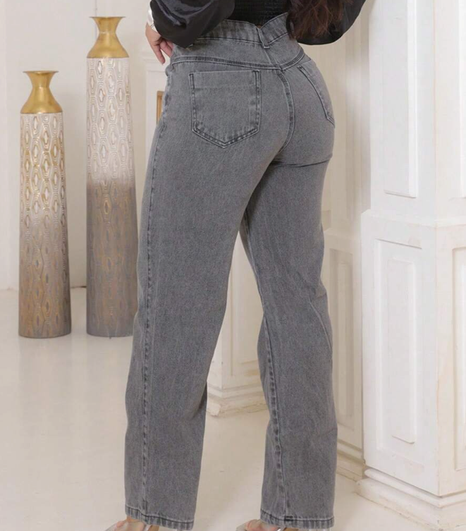 Ripped Patch Jeans