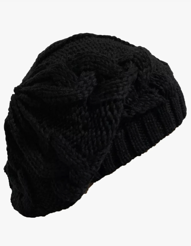 M Black Beanie