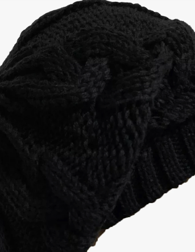 M Black Beanie
