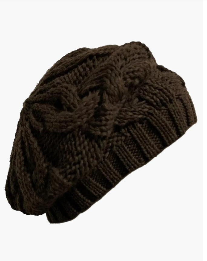 G Navy Ribbed Beanie