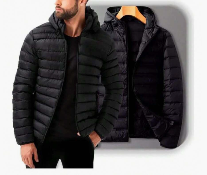 G E Black Parka